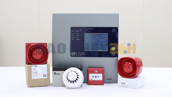 Hệ thống b&aacute;o ch&aacute;y Eaton Cooper l&agrave; giải ph&aacute;p an to&agrave;n hiện đại, được thiết kế theo ti&ecirc;u chuẩn quốc tế nhằm đảm bảo khả năng ph&aacute;t hiện v&agrave; xử l&yacute; sự cố ch&aacute;y nổ nhanh ch&oacute;ng, ch&iacute;nh x&aacute;c