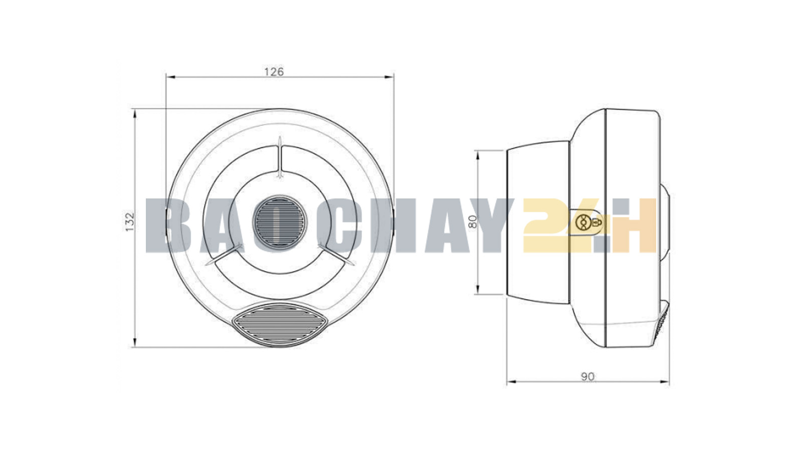AXIS-CWS Còi báo cháy loại thường Advanced EvacGo