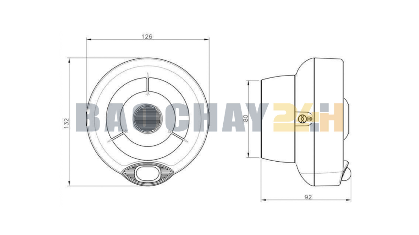 AXIS-CWSV Còi kết hợp đèn chớp báo cháy Advanced EvacGo