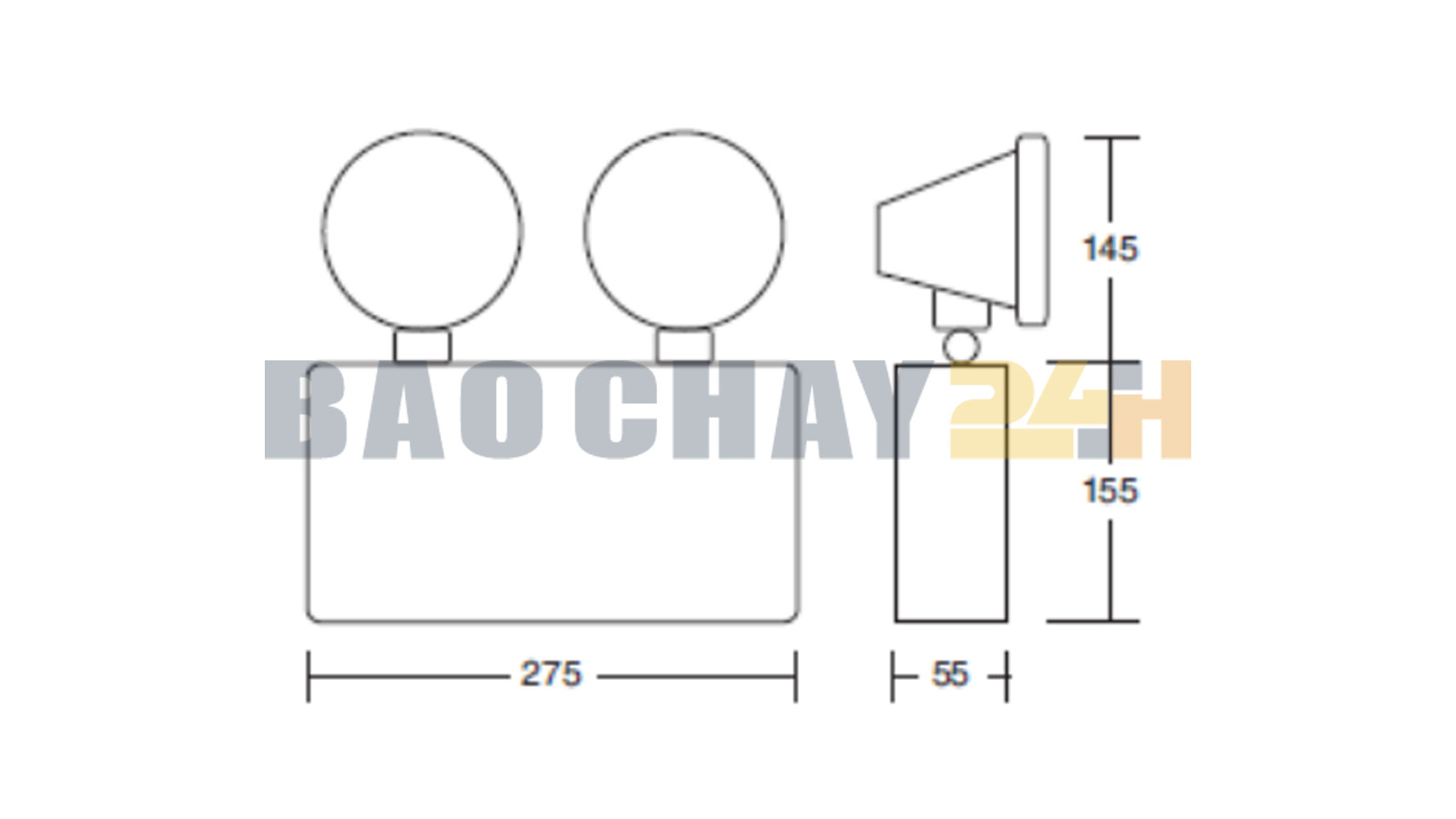 TLED/NM3/P Đèn chiếu sáng khẩn cấp Advanced Lux ​​Intelligent