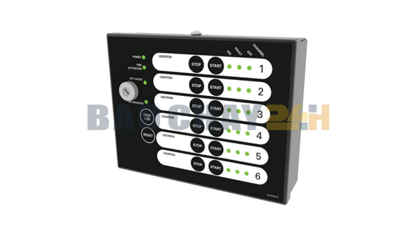 FC6 Bộ điều khiển quạt thông gió loại địa chỉ Eaton Cooper là một thiết bị phụ trợ không thể thiếu, được thiết kế chuyên biệt để hoạt động hoàn hảo với các tủ trung tâm báo cháy địa chỉ Eaton CF3000