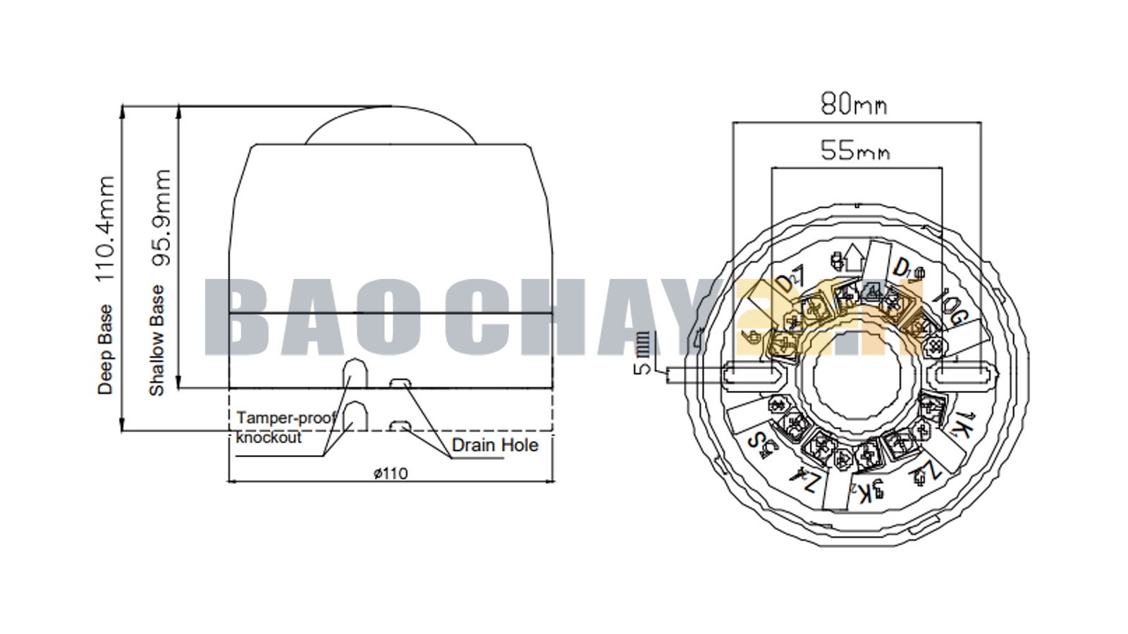 C-9404 Còi báo cháy loại thường GST chuẩn EN