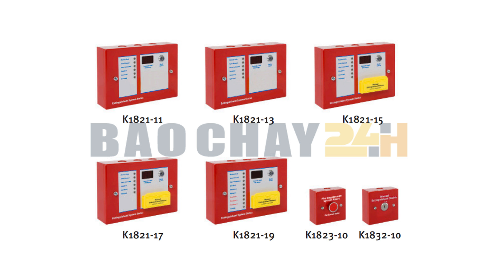 K1823-10 Nút nhấn dừng xả khí Sigma Kentec