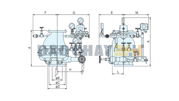 DHV Van báo động Sprinkler kiểu đường ống khô Nittan là một thiết bị an toàn và đáng tin cậy, đóng vai trò quan trọng trong các hệ thống phòng cháy chữa cháy (PCCC) chuyên nghiệp