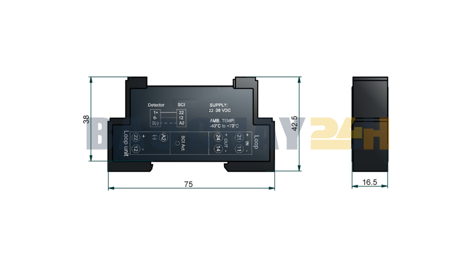 EV-DIN-SCI Thiết bị cách ly ngắn mạch dạng gài Nittan là giải pháp tối ưu, được thiết kế đặc biệt để bảo vệ hệ thống của bạn khỏi các sự cố ngắn mạch