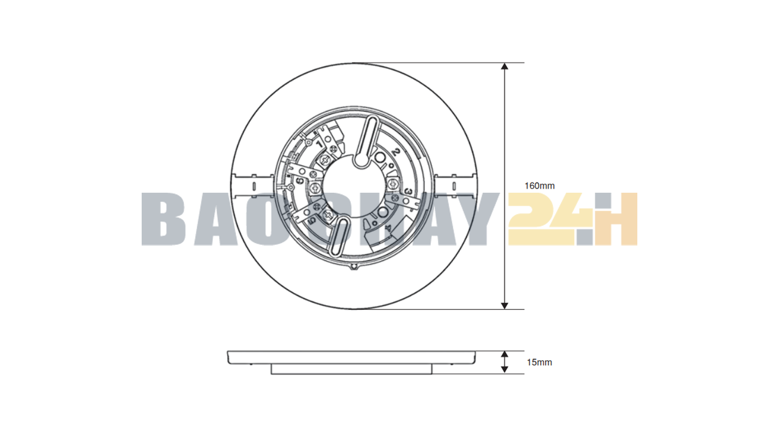 EVA-UB4-6 Đế gắn đầu báo địa chỉ loại 6 inch được Nittan thiết kế để mang đến sự an tâm tuyệt đối, là nền tảng vững chắc giúp các đầu báo hoạt động hiệu quả nhất