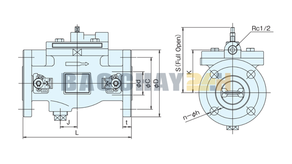 NDVW Van tràn ngập Wet-Pipe loại mở khi giảm áp tích hợp van bướm giải pháp đột phá đến từ thương hiệu Nittan danh tiếng của Nhật Bản