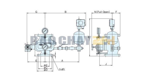 SV-P2III Van báo động Sprinkler kiểu ướt kèm chuông báo cháy thủy lực là một giải pháp báo cháy hiệu quả và đáng tin cậy cho hệ thống chữa cháy sprinkler dạng ướt (Wet-pipe)