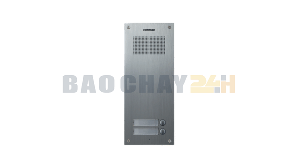 Chuông Gọi Cửa Tiếng Commax DR-2UM - Nút Ấn 2 Căn Hộ Vỏ Hợp Kim