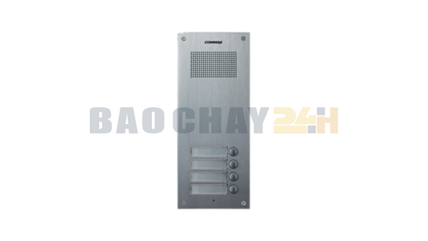 Chuông gọi cửa tiếng Commax DR-4UM thiết kế 4 nút bấm sảnh bằng hợp kim nhôm đúc cao cấp