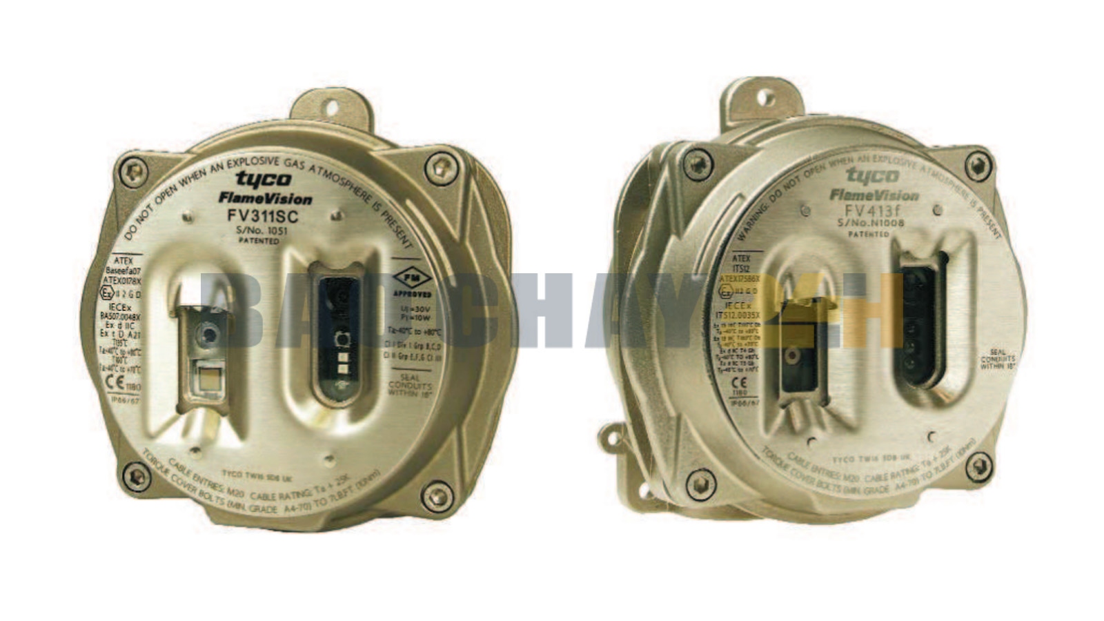 516.300.411 Đầu báo lửa hồng ngoại loại ba tia Tyco FV411F