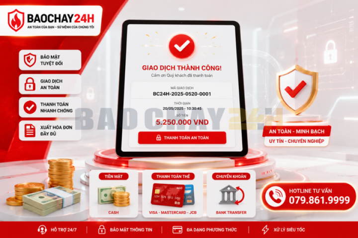 Hướng Dẫn Thanh Toán Khi Mua Thiết Bị PCCC