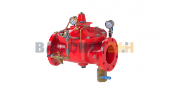 NDVW Van tràn ngập Wet-Pipe loại mở khi giảm áp tích hợp van bướm