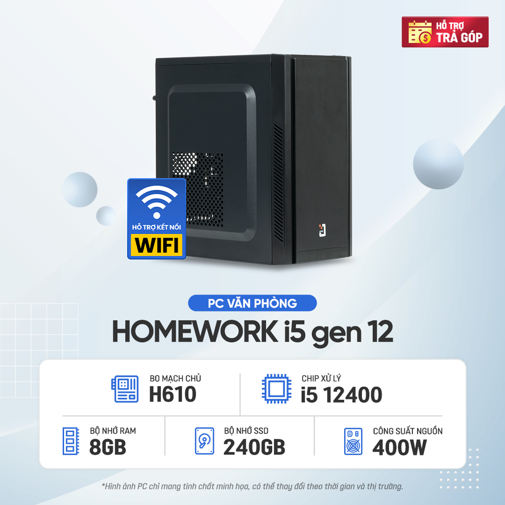 PC Homework i5 12400